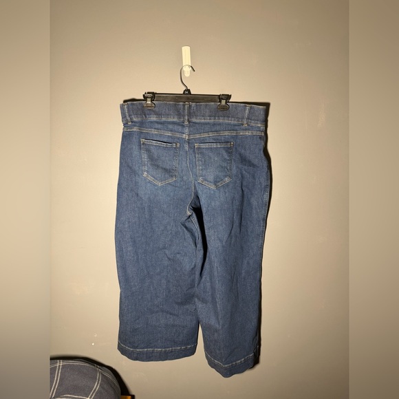 Spanx SPANXshape EveryWear Cropped Wide Leg Jeans Size 2X - Picture 3 of 5